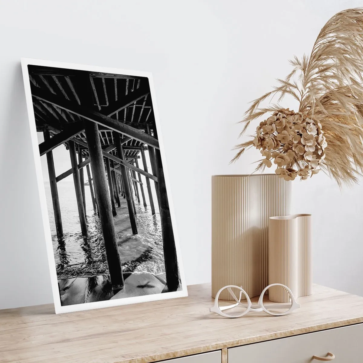 Affiche - Poster - Refuge de plage - 70x100 cm