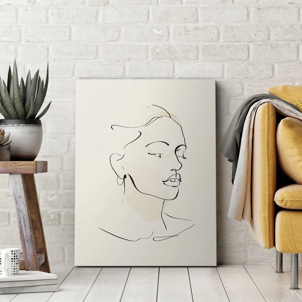 Impression sur toile - Image sur toile - Une ligne certaine - 65x120 cm