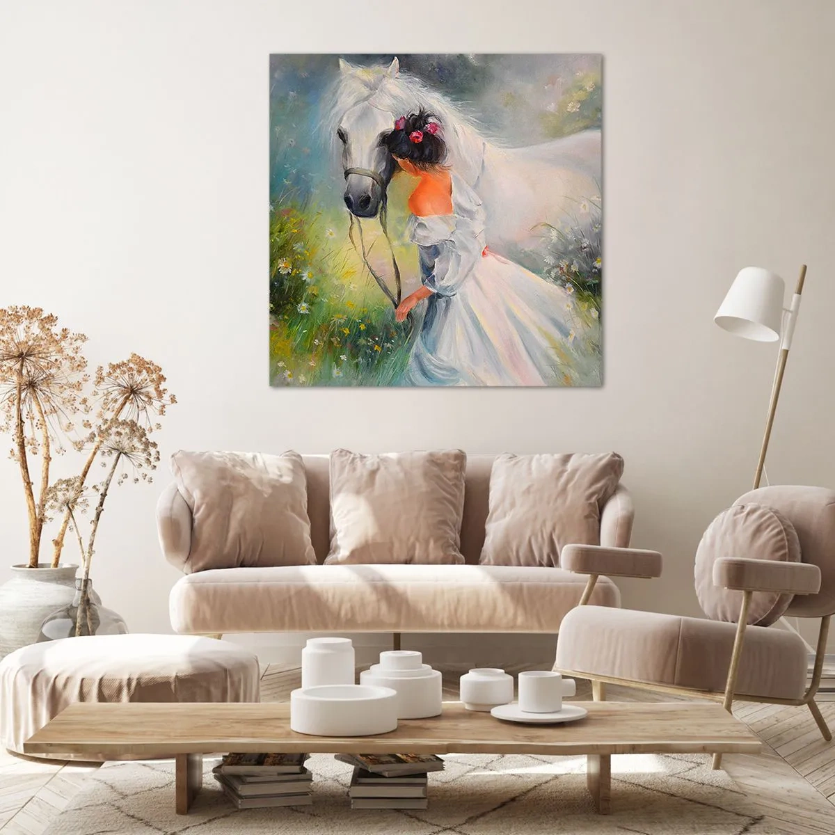 Impression sur toile - Image sur toile - Comme dans un beau rêve - 40x40 cm