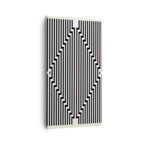Impression sur toile - Image sur toile - Illusion géométrique - 55x100 cm