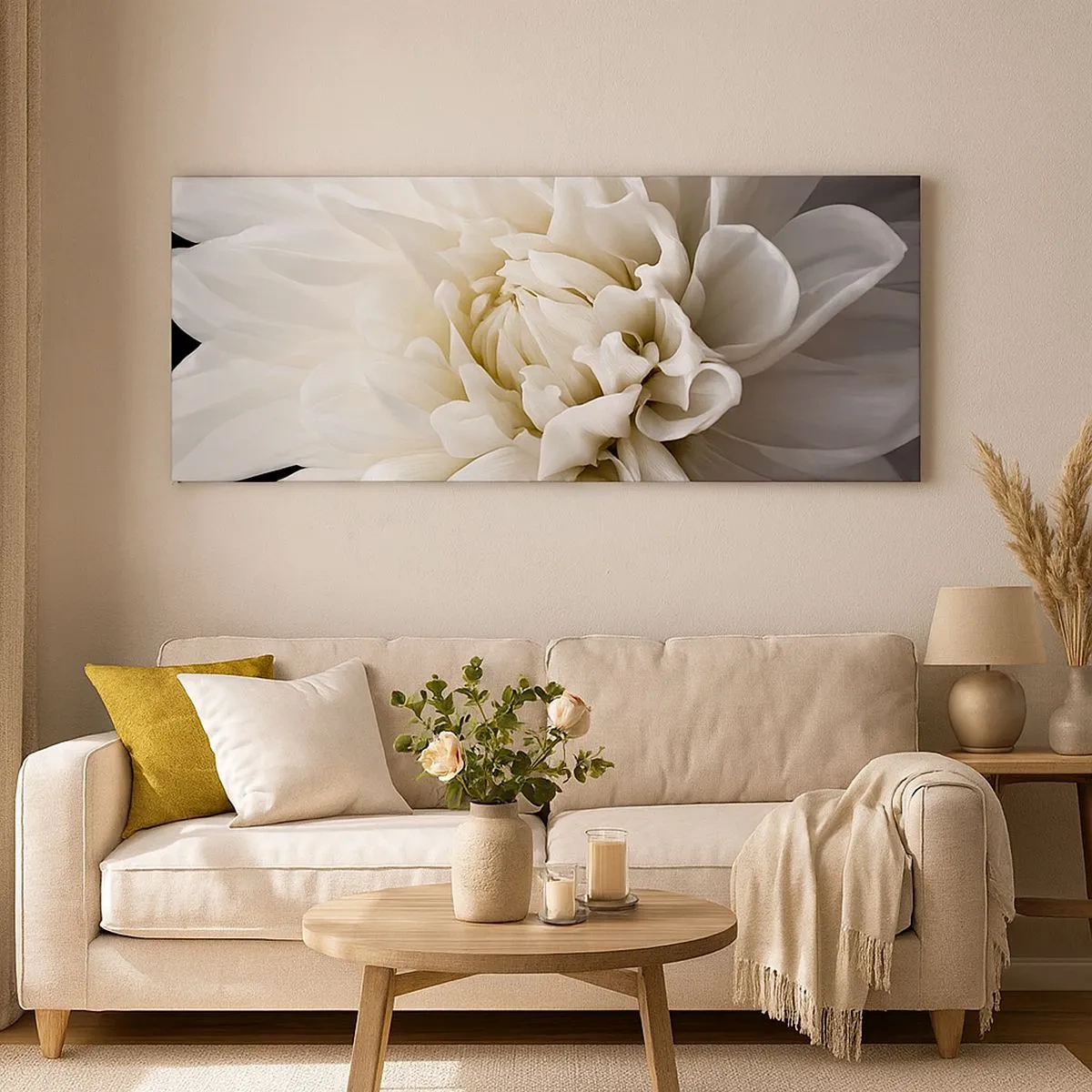 Impression sur toile - Image sur toile - Le matin de la jeune mariéé - 100x40 cm