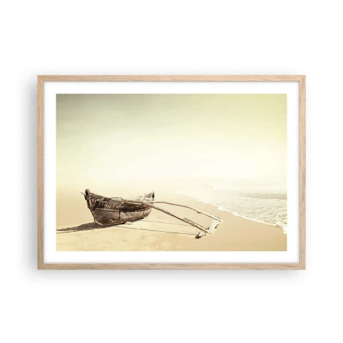 Affiche dans un chêne clair - Poster - Mémoire des mers du sud - 70x50 cm