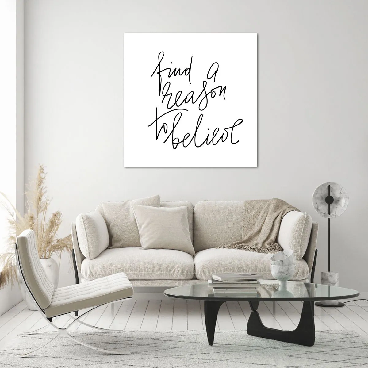 Impression sur verre - Image sur verre - C'est possible - 70x70 cm