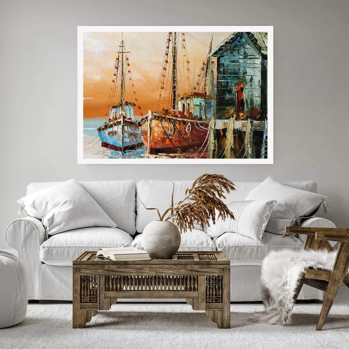 Affiche - Poster - Retour tranquille - 40x30 cm