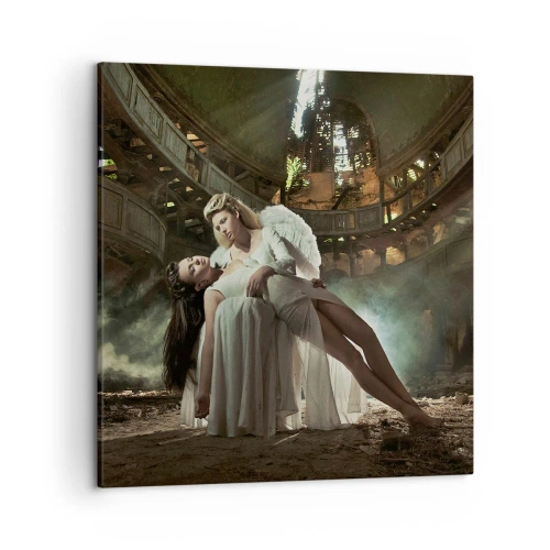 Impression sur toile - Image sur toile - L'esprit du théâtre ancien - 50x50 cm