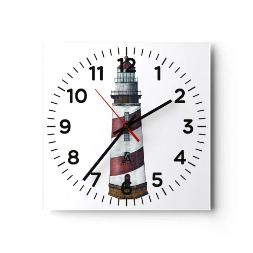 Horloge murale - Pendule murale - Toujours sur ses gardes - 30x30 cm