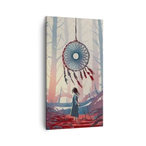 Impression sur toile - Image sur toile - Rituel secret du bonheur - 45x80 cm