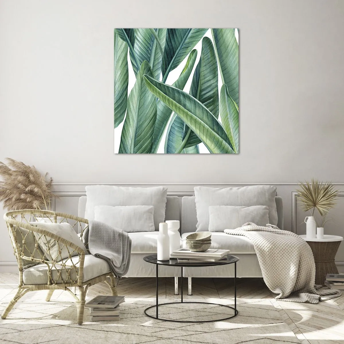 Impression sur verre - Image sur verre - La nature face à elle-même - 60x60 cm