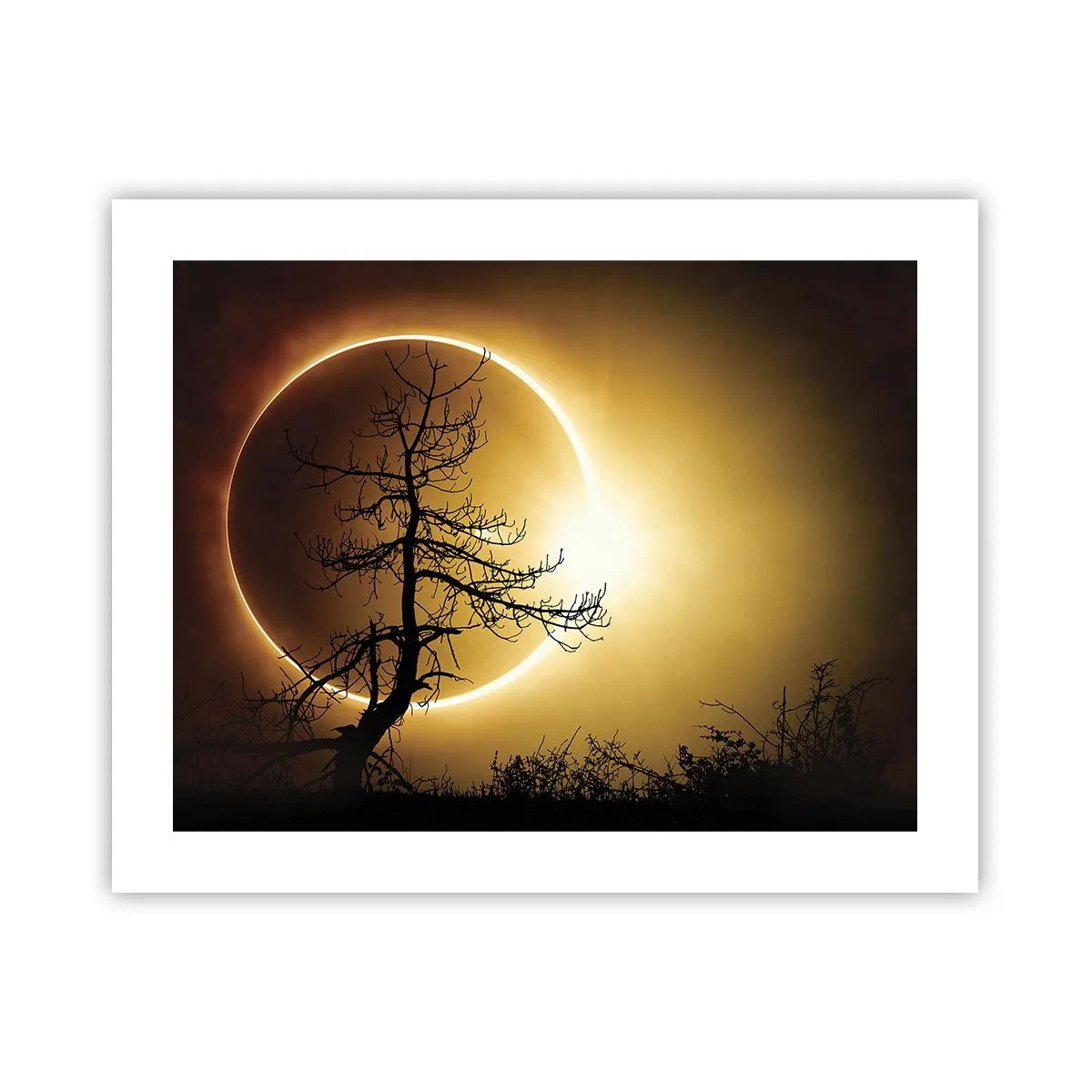 Affiche - Poster - Éclipse totale - 50x40 cm