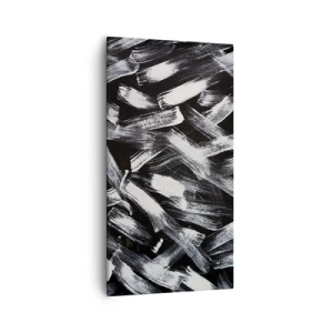 Impression sur toile - Image sur toile - L'abstraction dans l'esprit industriel - 55x100 cm