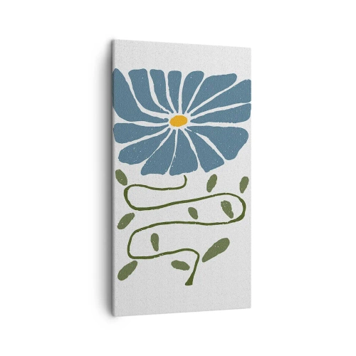 Impression sur toile - Image sur toile - Une branche à une fleur - 45x80 cm