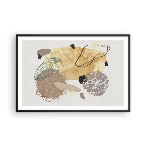 Affiche dans un cadre noir - Poster - Plumcologie appliquée - 91x61 cm