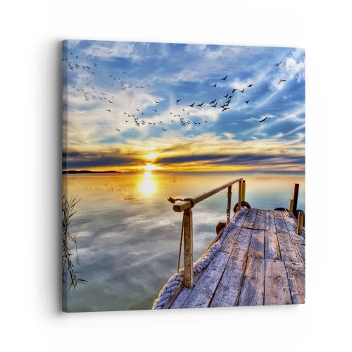 Impression sur toile - Image sur toile - Le vent se repose - 30x30 cm