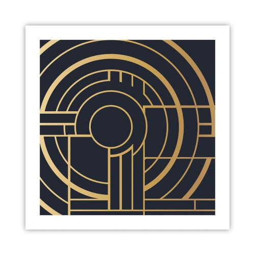 Affiche - Poster - Rotation des éléments - 50x50 cm