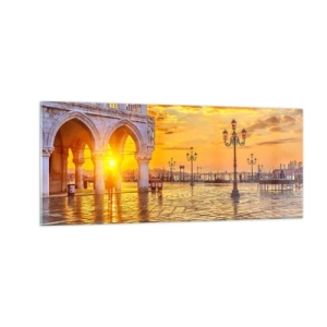 Impression sur verre - Image sur verre - Où est tout le monde? - 100x40 cm