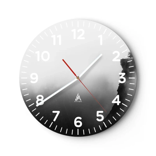 Horloge murale - Pendule murale - Au bord du monde - 30x30 cm