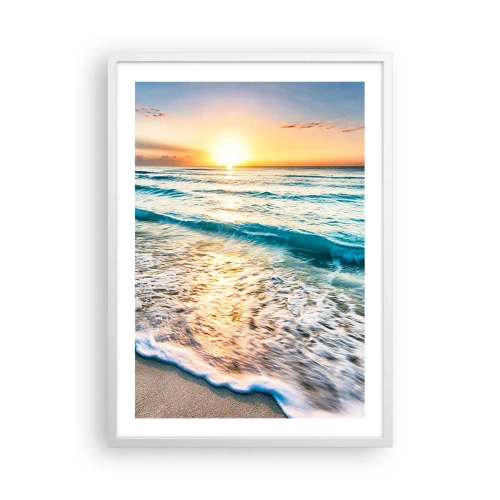 Affiche dans un cadre blanc - Poster - Une vue qui en vaut la peine - 50x70 cm