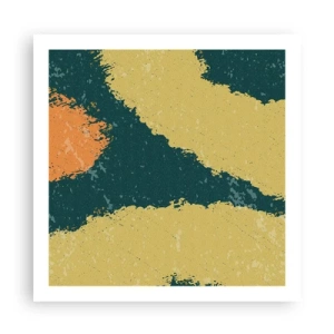 Affiche - Poster - Abstraction – mouvement lent - 60x60 cm
