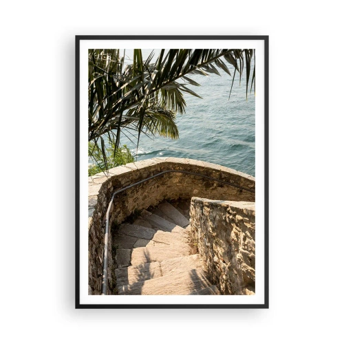Affiche dans un cadre noir - Poster - Sous le soleil d'Italie - 70x100 cm