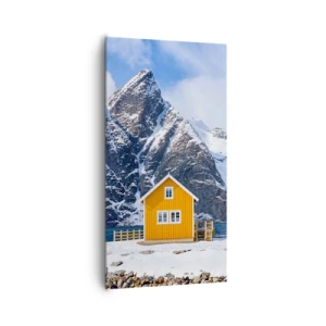 Impression sur toile - Image sur toile - Vacances scandinaves - 65x120 cm