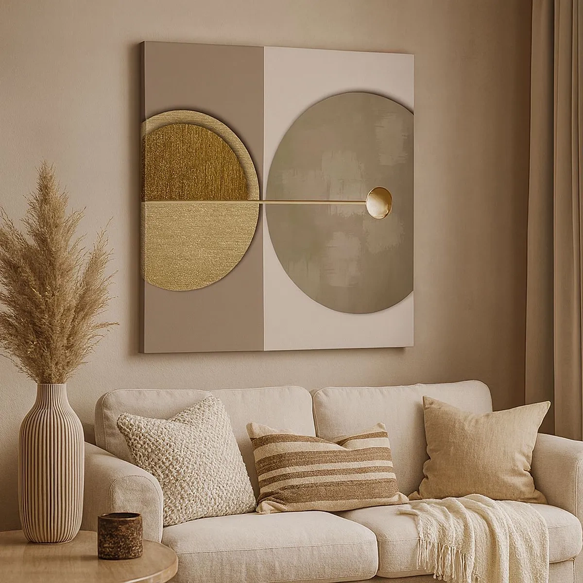 Impression sur toile - Image sur toile - Équilibre parfait - 30x30 cm