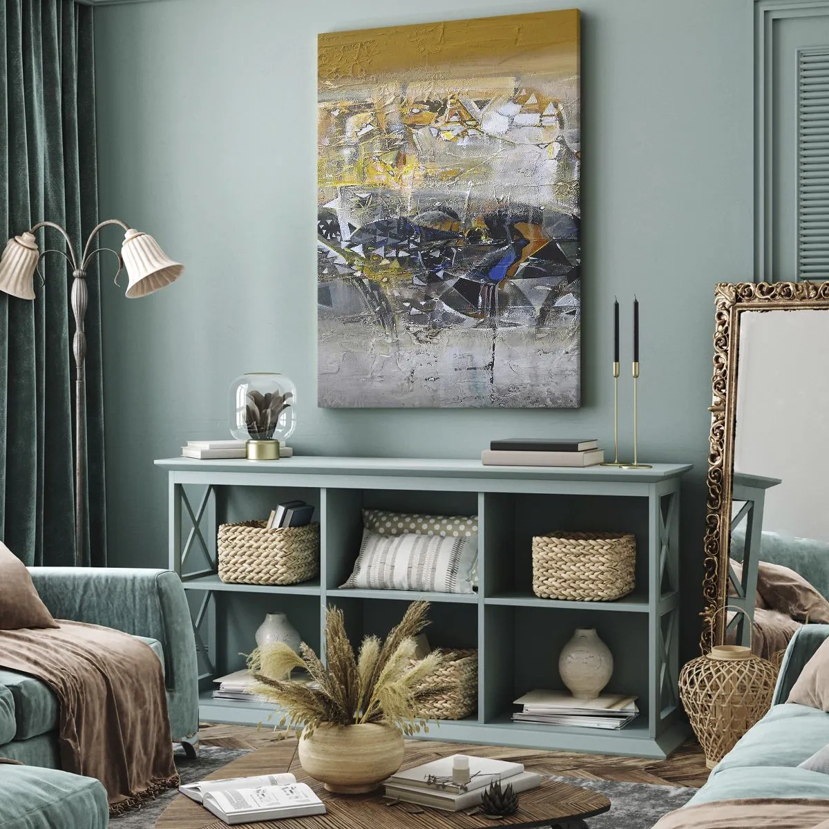 Impression sur toile - Image sur toile - Tout se met en place - 45x80 cm