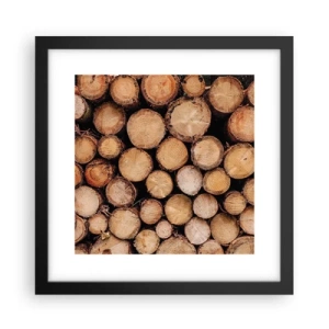 Affiche dans un cadre noir - Poster - Nouveau commencement - 30x30 cm