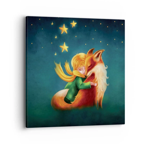 Impression sur toile - Image sur toile - Petit Prince - 40x40 cm