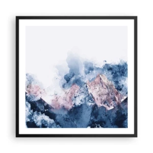 Affiche dans un cadre noir - Poster - Ce sont des sommets ! - 60x60 cm