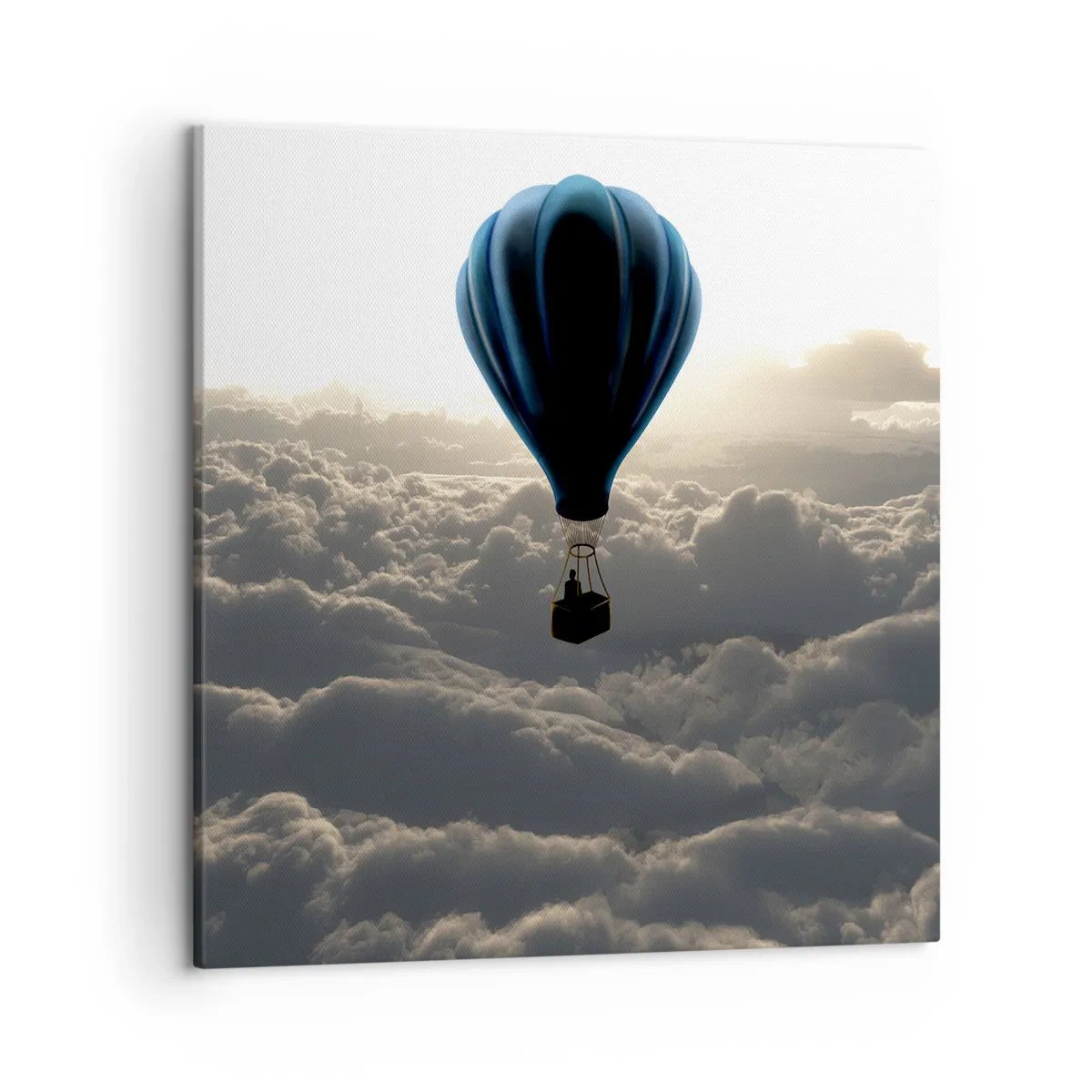 Impression sur toile - Image sur toile - Un vagabond au dessus des nuages - 50x50 cm