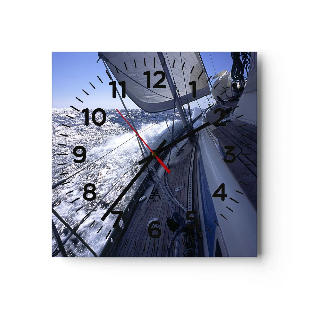 Horloge murale - Pendule murale - Je sais ce que c'est d'être un oiseau - 30x30 cm