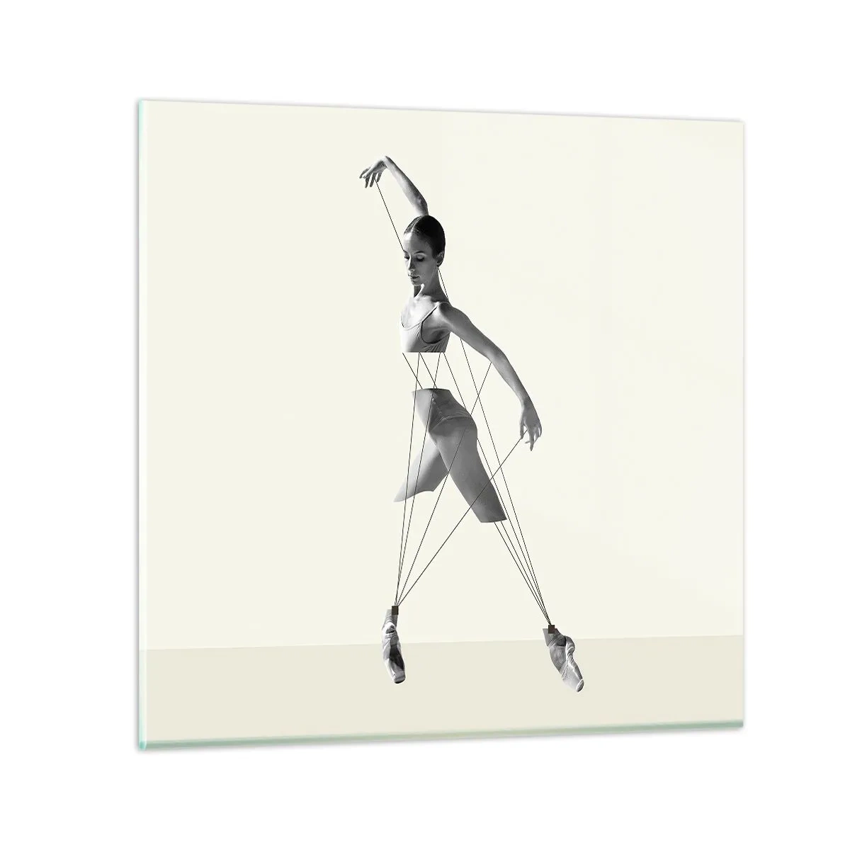 Impression sur verre - Image sur verre - Dans le théatre de la vie - 70x70 cm