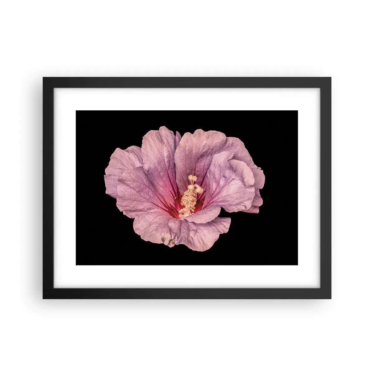 Affiche dans un cadre noir - Poster - Directement au coeur - 40x30 cm