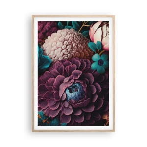 Affiche dans un chêne clair - Poster - La nature en abondance - 70x100 cm