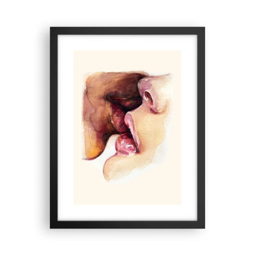 Affiche dans un cadre noir - Poster - Comme le jour et la nuit, la terre et le ciel - 30x40 cm