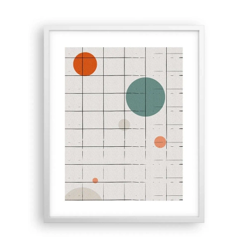 Affiche dans un cadre blanc - Poster - Piégé. Nous ou eux ? - 40x50 cm