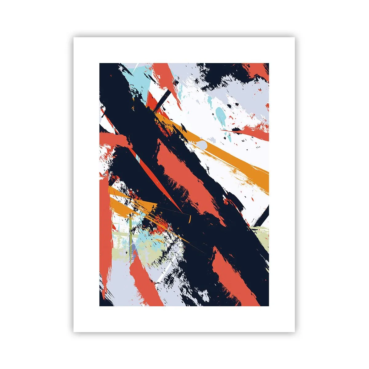 Affiche - Poster - Composition dynamique - 30x40 cm