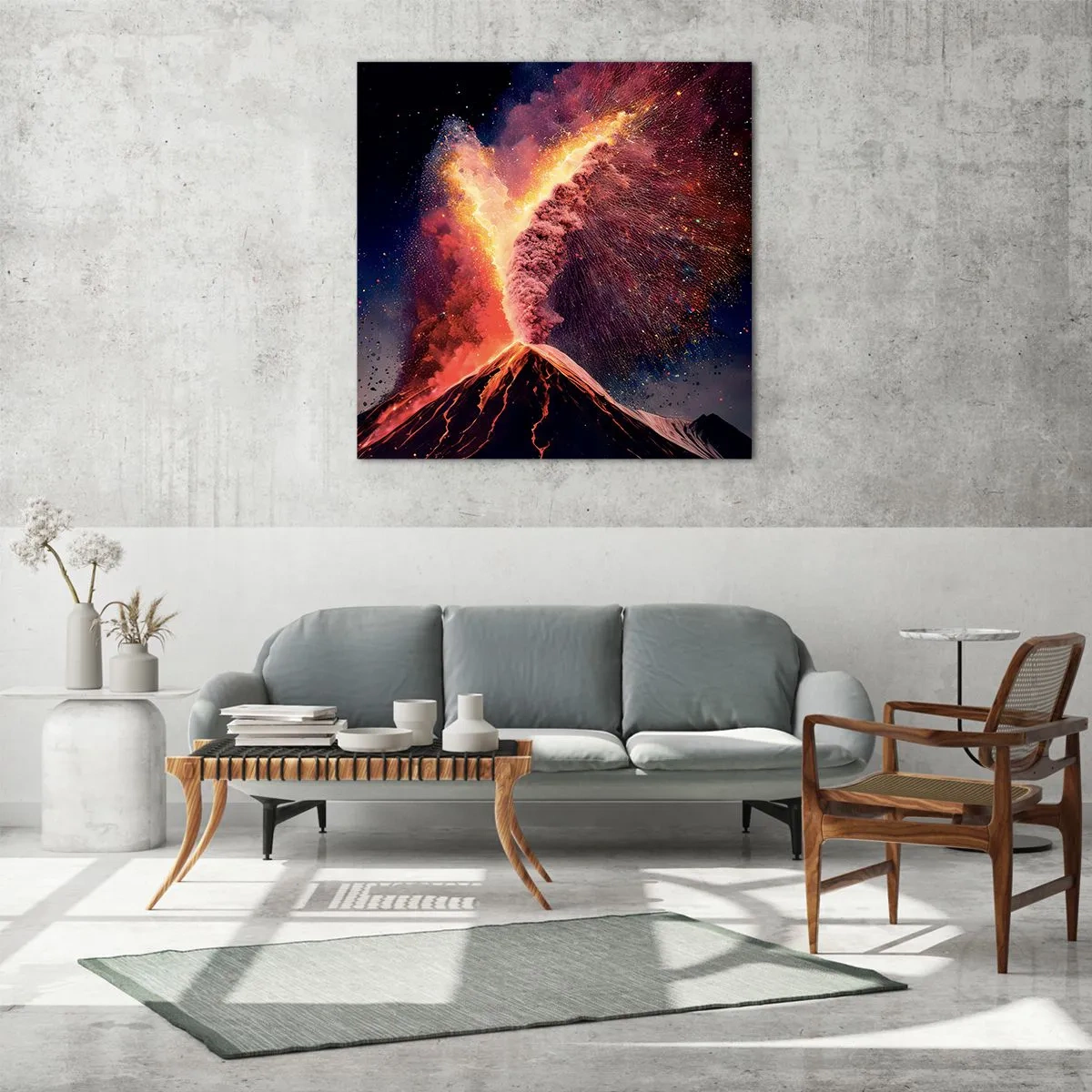 Impression sur verre - Image sur verre - Beauté et horreur - 60x60 cm