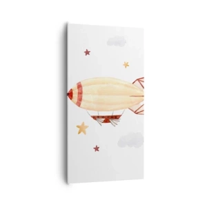 Impression sur toile - Image sur toile - Dirigeable - 65x120 cm