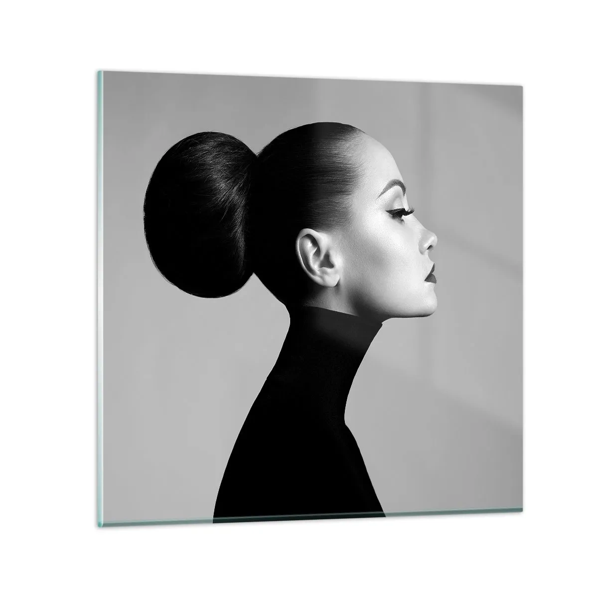 Impression sur verre - Image sur verre - Néfertiti moderne - 30x30 cm