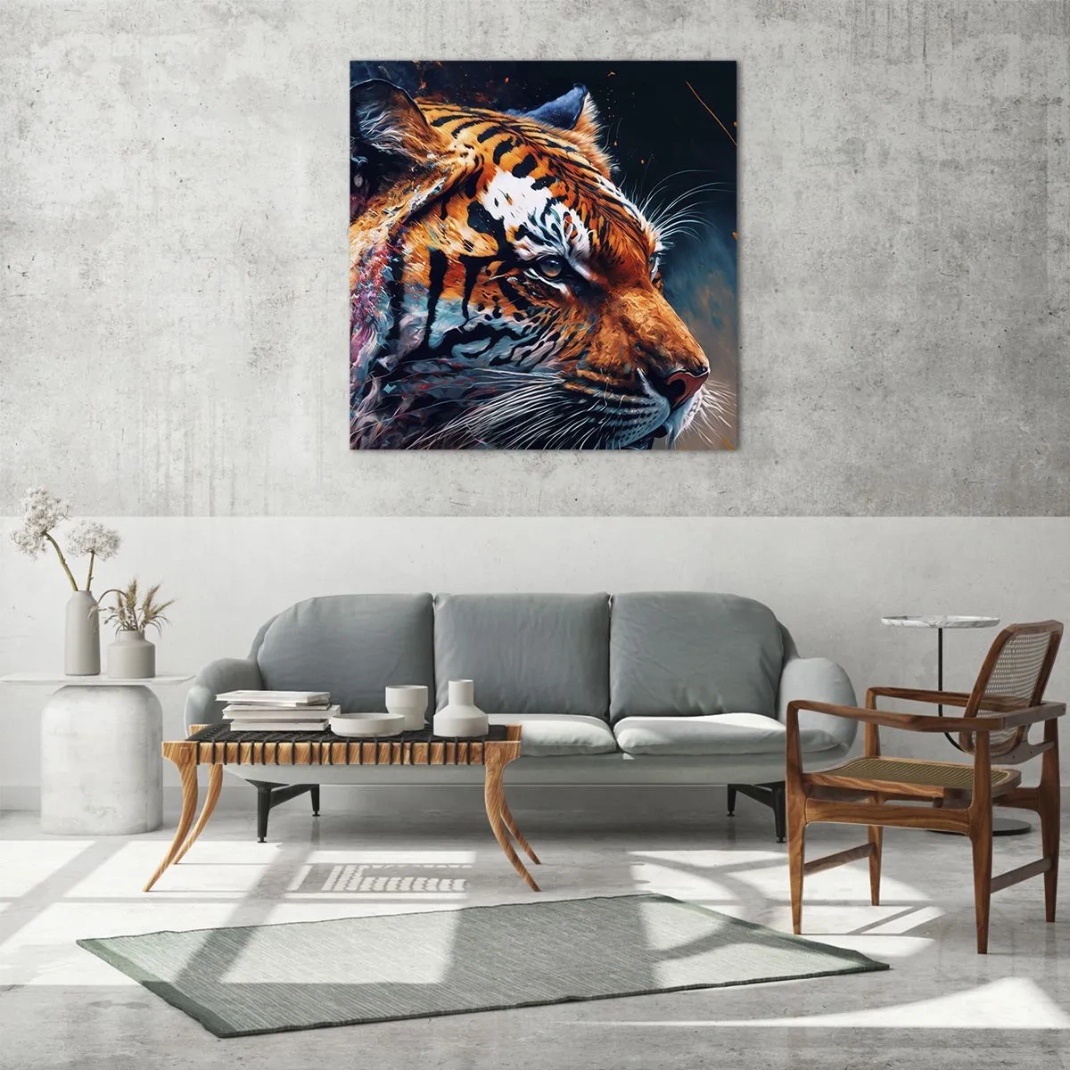 Impression sur verre - Image sur verre - Beauté sauvage - 60x60 cm