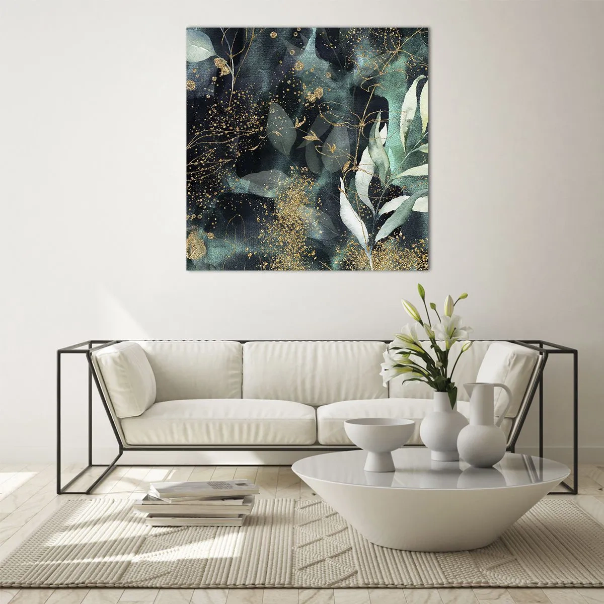 Impression sur verre - Image sur verre - Jardin magique - 40x40 cm