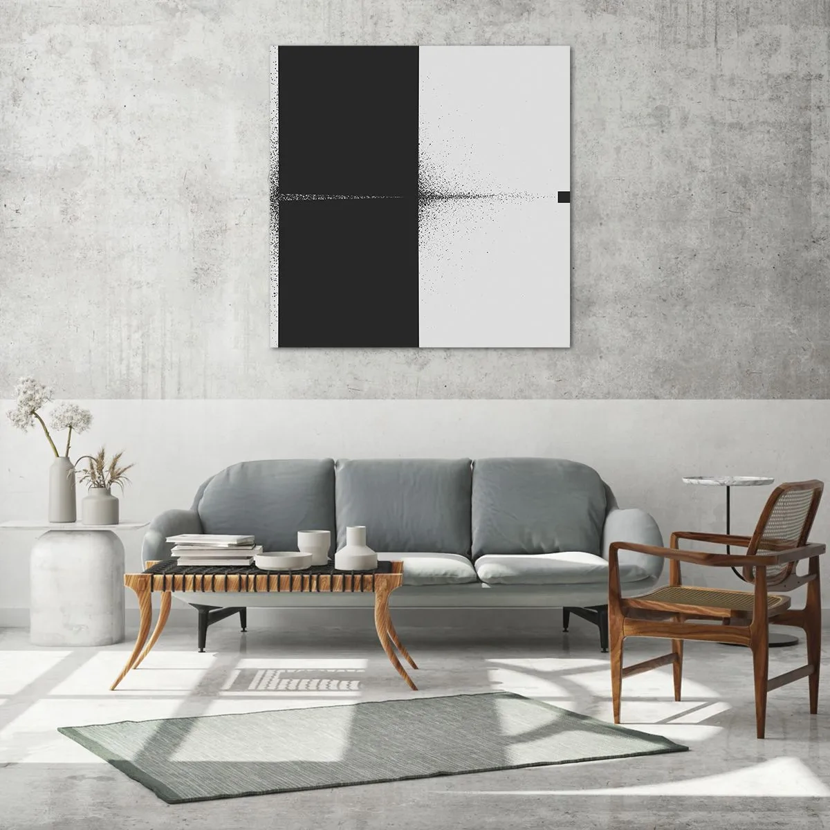 Impression sur verre - Image sur verre - Droit au but - 70x70 cm