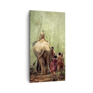 Impression sur toile - Image sur toile - Nouveau livre de la jungle - 55x100 cm