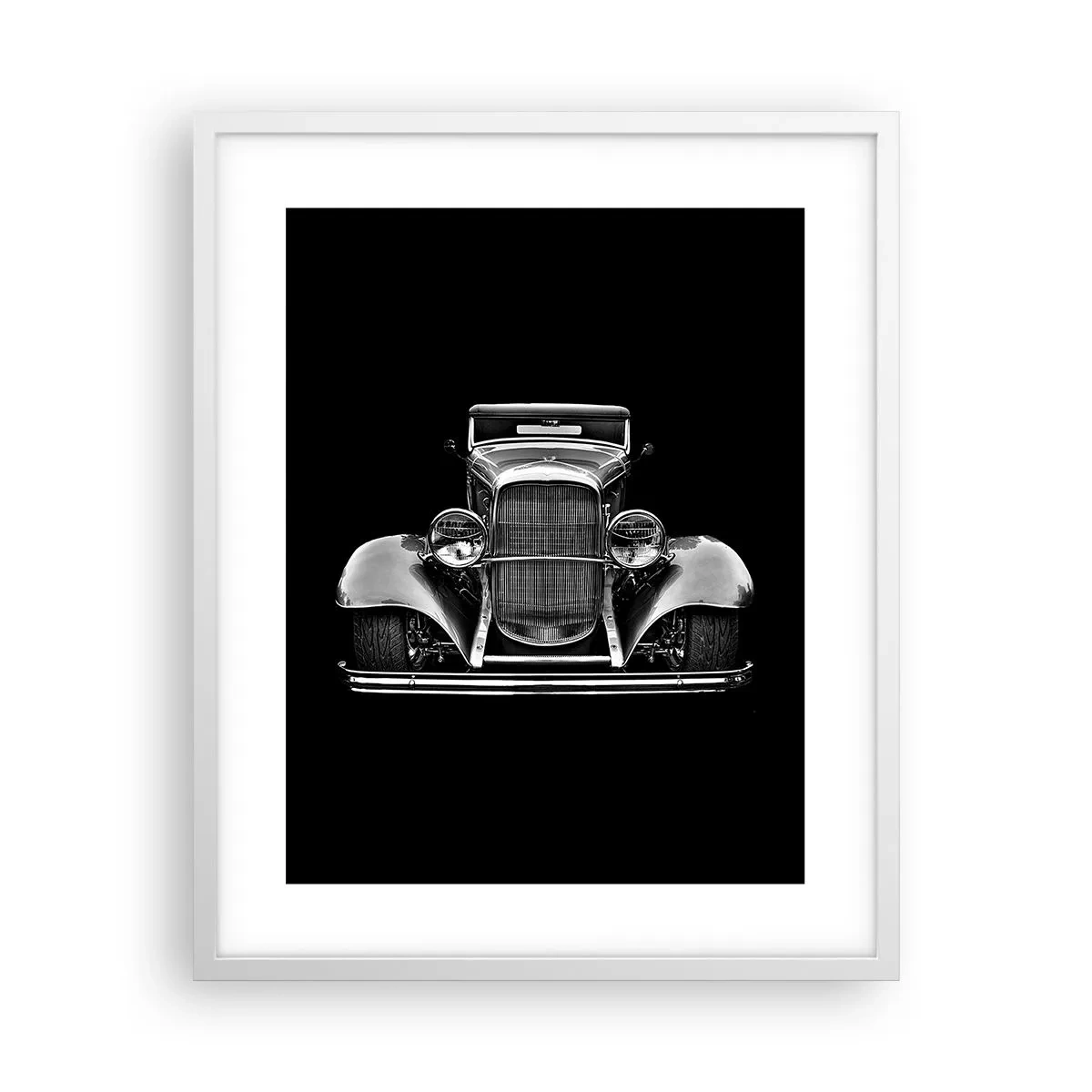 Affiche dans un cadre blanc - Poster - Un vrai gentleman - 40x50 cm