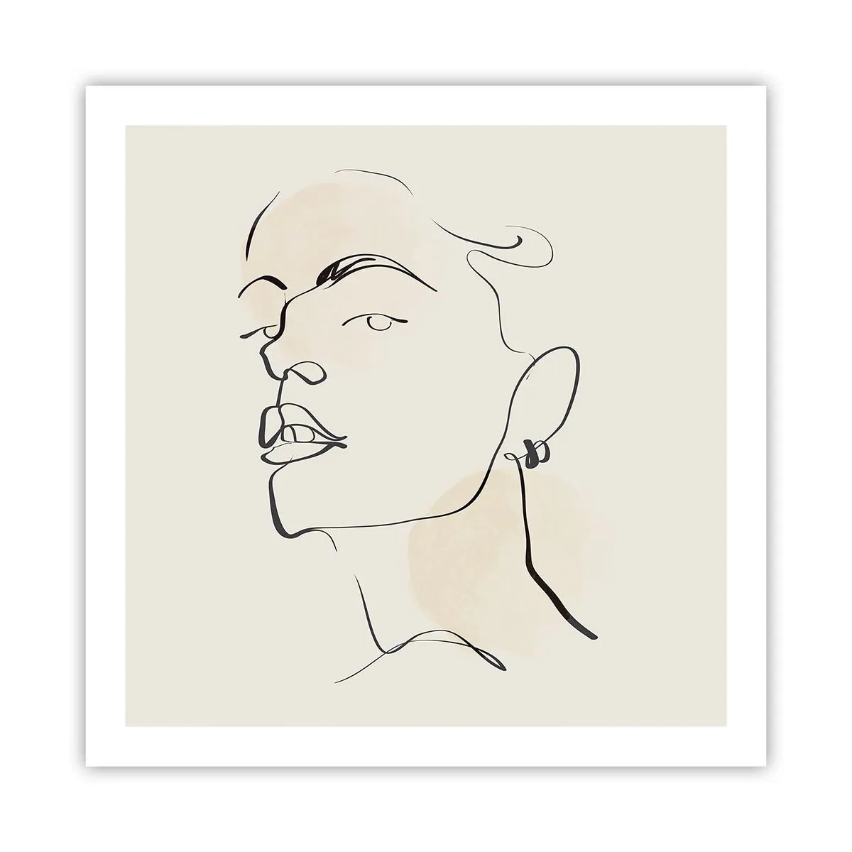 Affiche - Poster - Regard fier - 60x60 cm