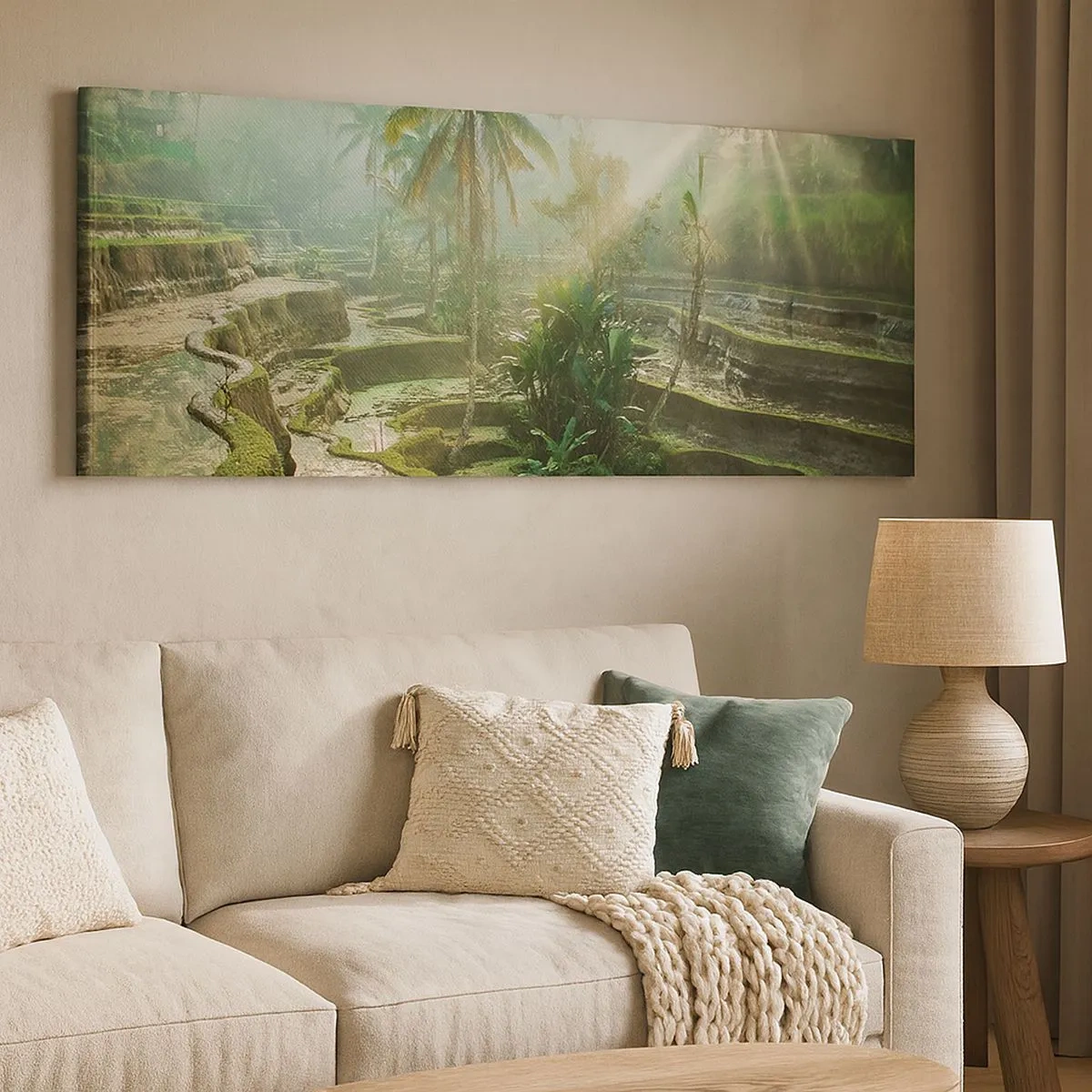 Impression sur toile - Image sur toile - Grandir au soleil - 100x40 cm