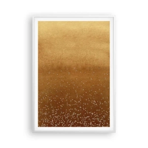 Affiche dans un cadre blanc - Poster - Origine du monde - 70x100 cm