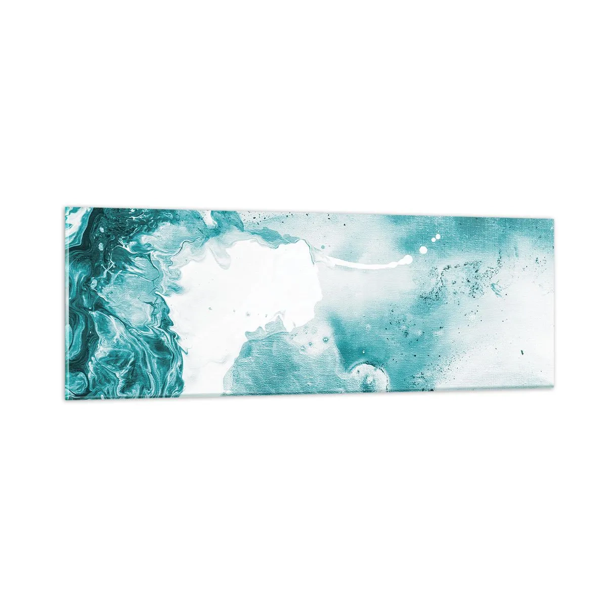Impression sur verre - Image sur verre - Marécage bleu - 90x30 cm