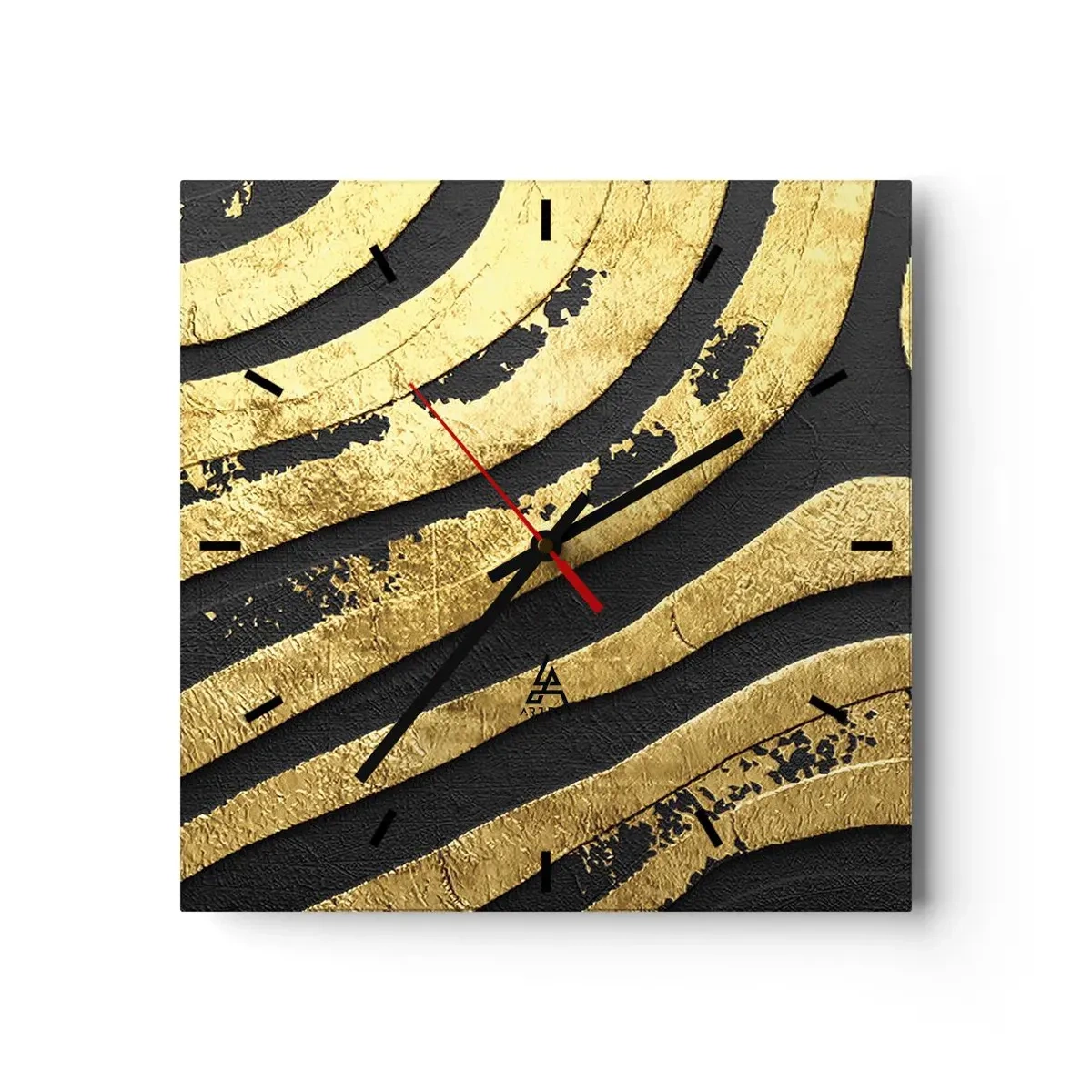 Horloge murale - Pendule murale - Tout coule - 40x40 cm